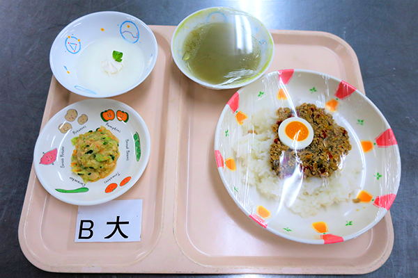 B食:軟飯・軟菜